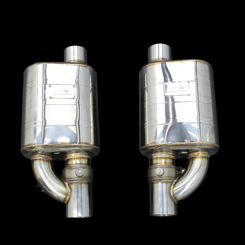 Two Universal Valved Mufflers Valvemaster